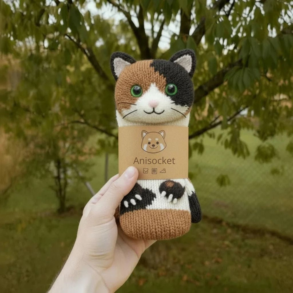 Chaussettes Animaux Tricotées En 3d
