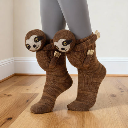Chaussettes Animaux Tricotées En 3d