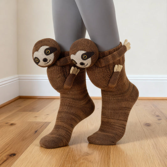 Chaussettes Animaux Tricotées En 3d
