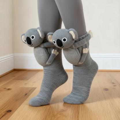 Chaussettes Animaux Tricotées En 3d